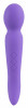 Фиолетовый вибратор Rechargeable Dual Motor Vibe - 22 см.