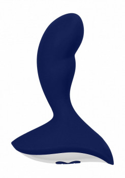 Синий анальный вибростимулятор Geron Anal Vibrator