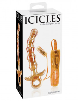 Стеклянный вибратор Icicles № 15 - 17,1 см.
