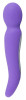 Фиолетовый вибратор Rechargeable Dual Motor Vibe - 22 см.
