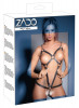 Черная кожаная упряжь Leather Harness, черный