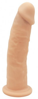 Телесный фаллоимитатор на присоске Dildo 7.5Inch - 19 см.