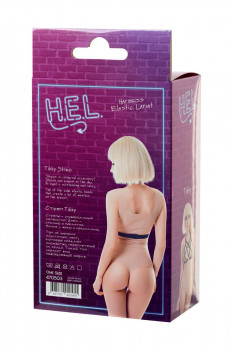 Черная портупея H.E.L. Tibby, черный