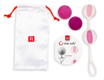 Розовые вагинальные шарики Geisha Balls 2