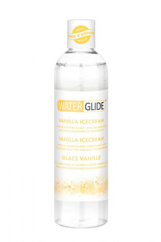 Лубрикант на водной основе с ароматом ванильного мороженого Waterglide Vanilla Icecream - 300 мл.