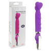 Фиолетовый вибратор Alice 20-Function Heart Shaped Vibe - 18,2 см.
