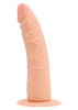 Телесный фаллоимитатор Dildo Real Rapture без мошонки - 20,5 см.
